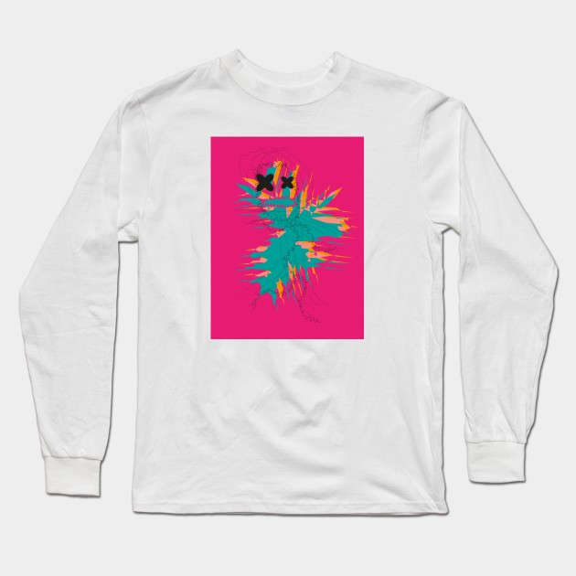 Mr. Bipolar Long Sleeve T-Shirt by Marco Casarin 